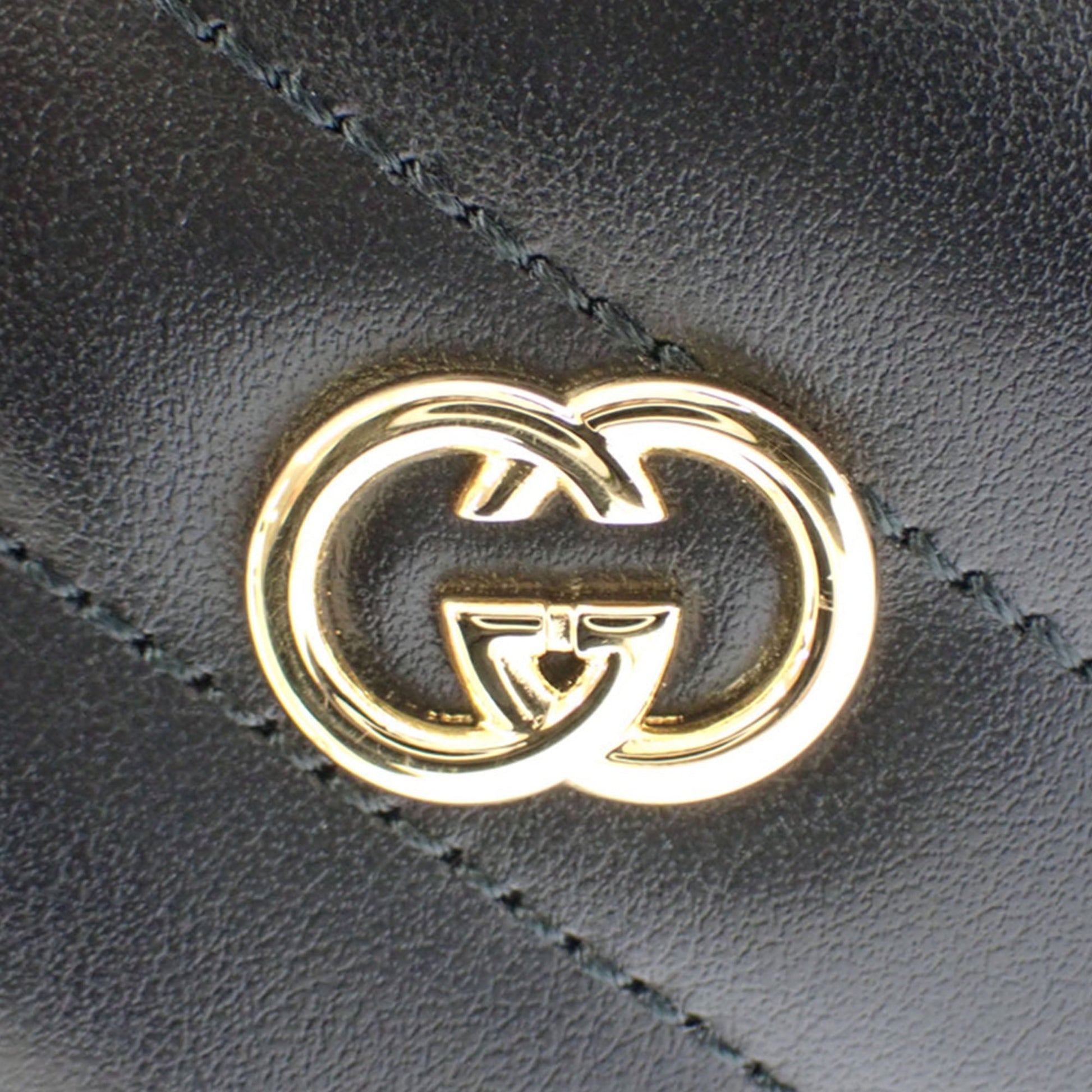 Gucci Mini Matelasse Diagonal Calfskin Interlocking G Heart Crossbody