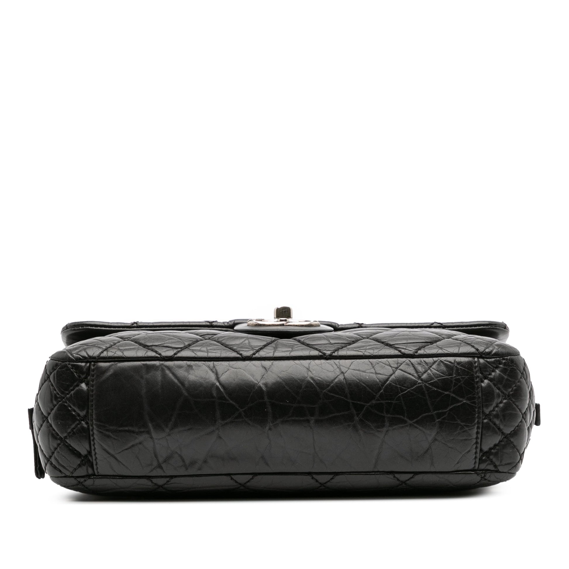 Chanel Jumbo Quilted Aged Calfskin Portobello Flap
