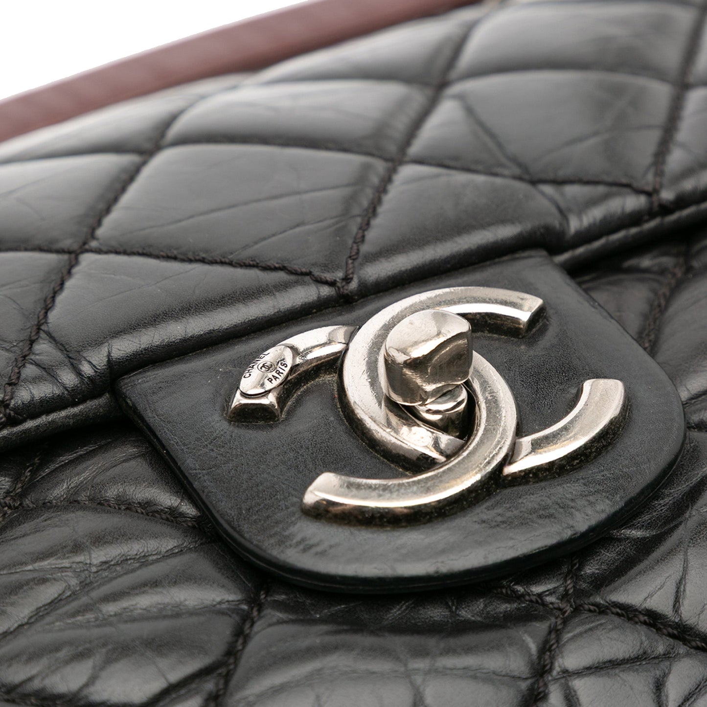 Chanel Jumbo Quilted Aged Calfskin Portobello Flap