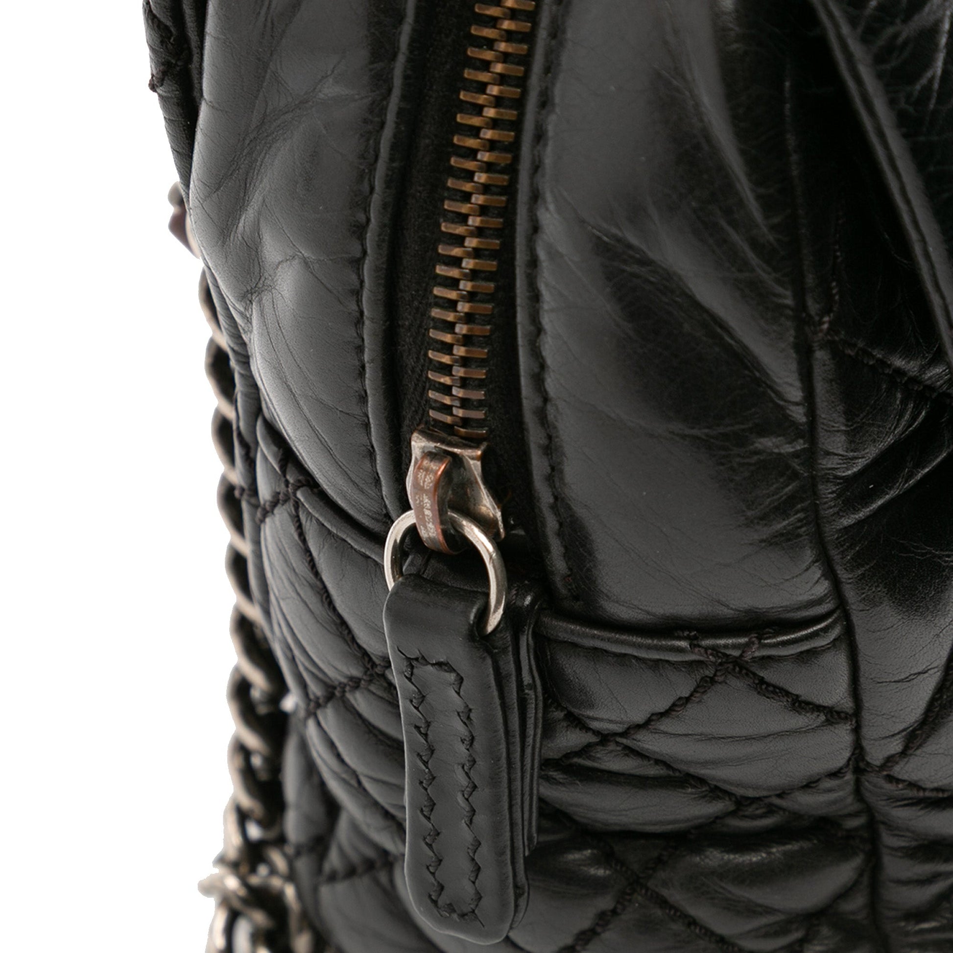 Chanel Jumbo Quilted Aged Calfskin Portobello Flap