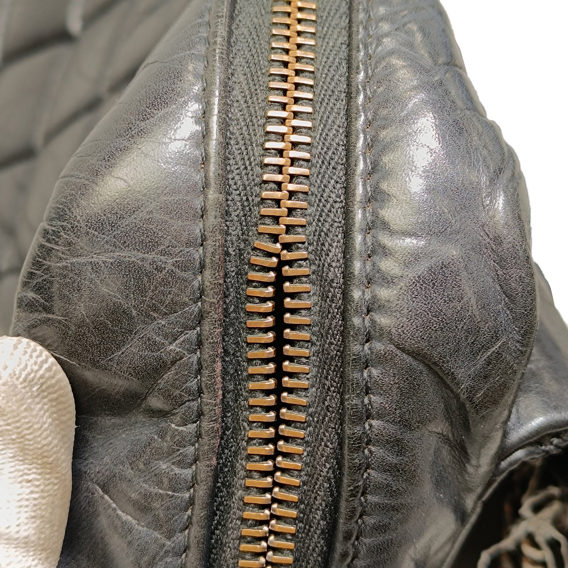 Chanel Jumbo Quilted Aged Calfskin Portobello Flap