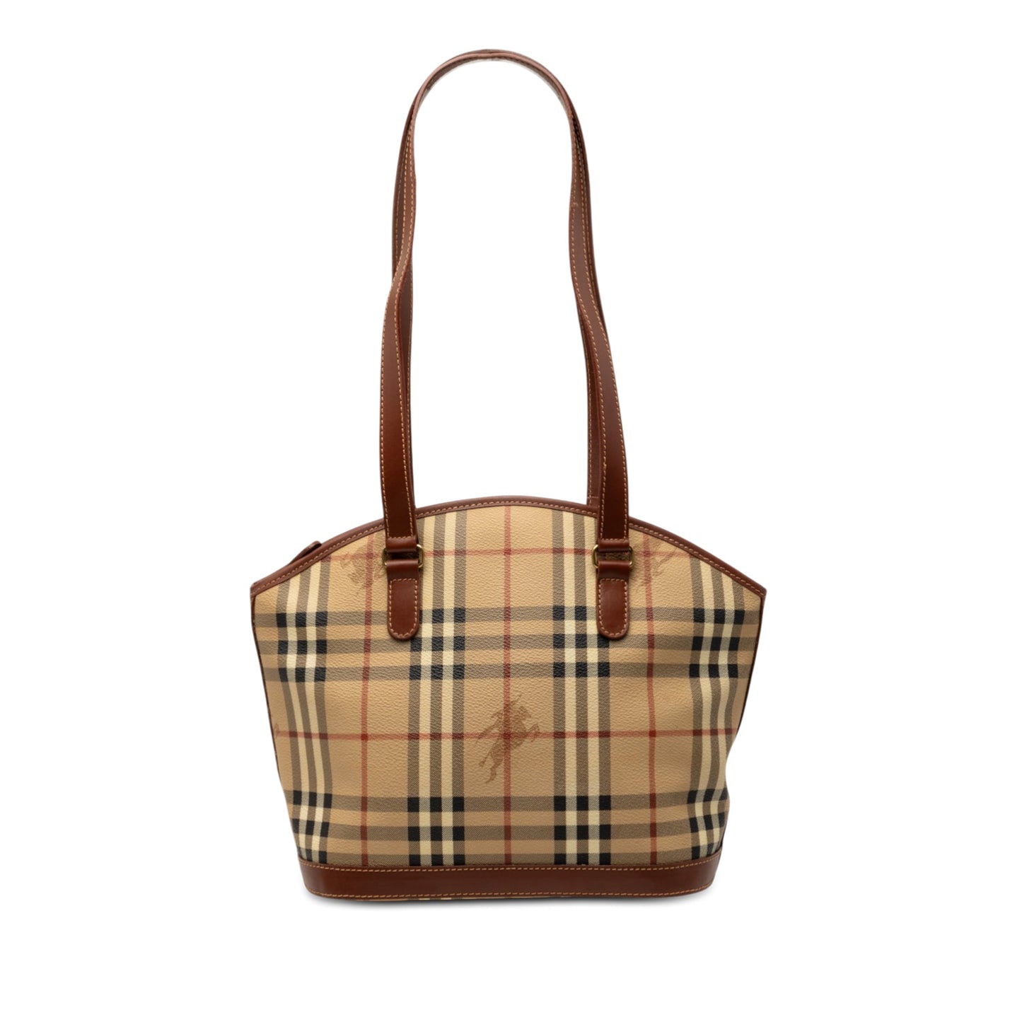 Haymarket Check Coated Canvas Shoulder Bag