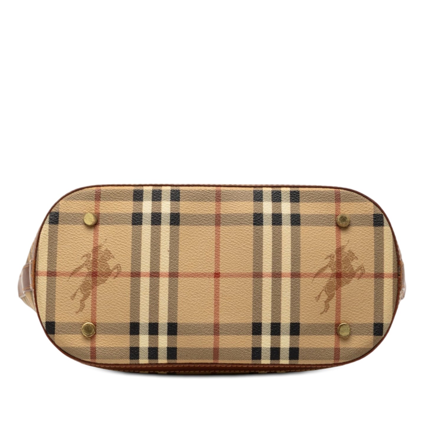Haymarket Check Coated Canvas Shoulder Bag