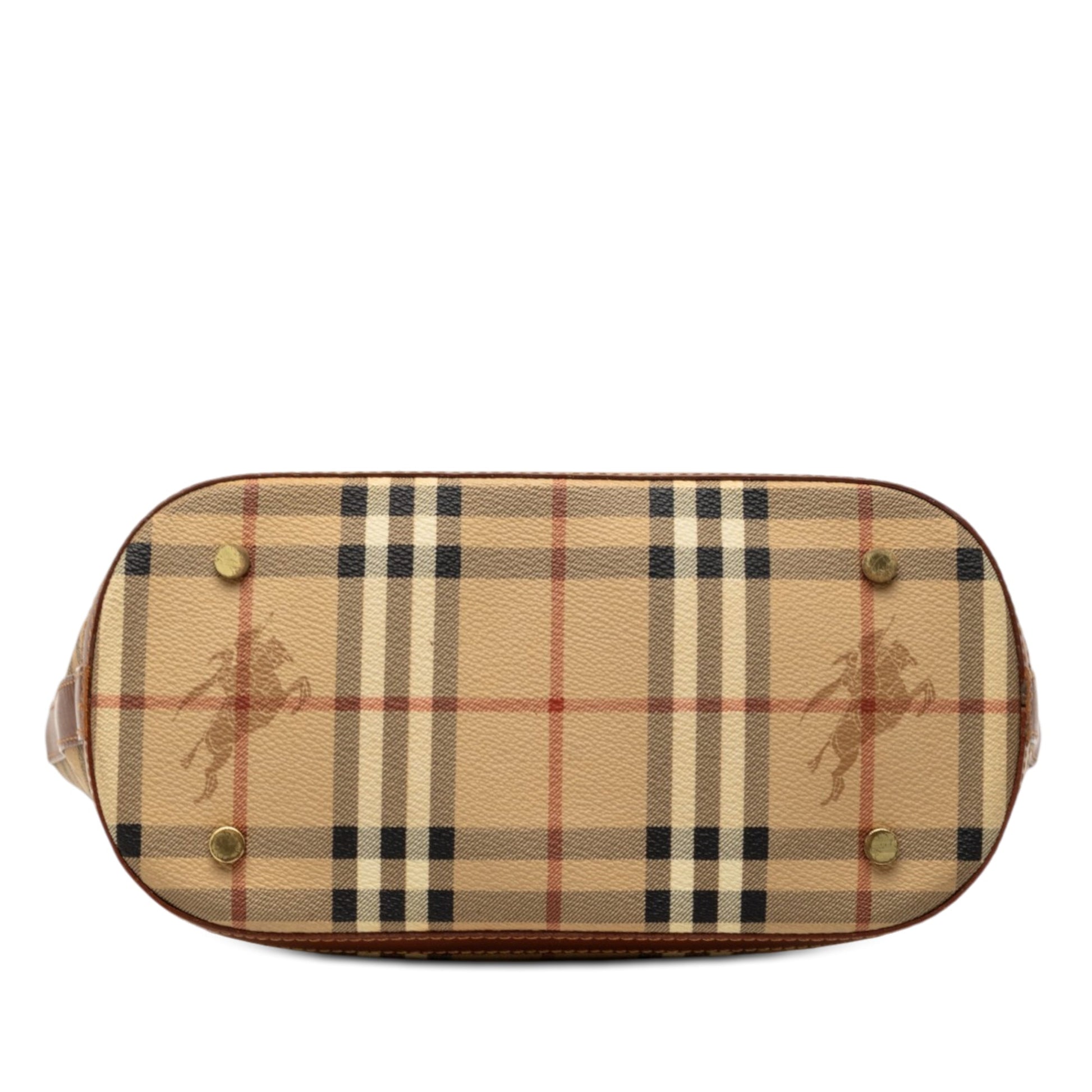 Haymarket Check Coated Canvas Shoulder Bag