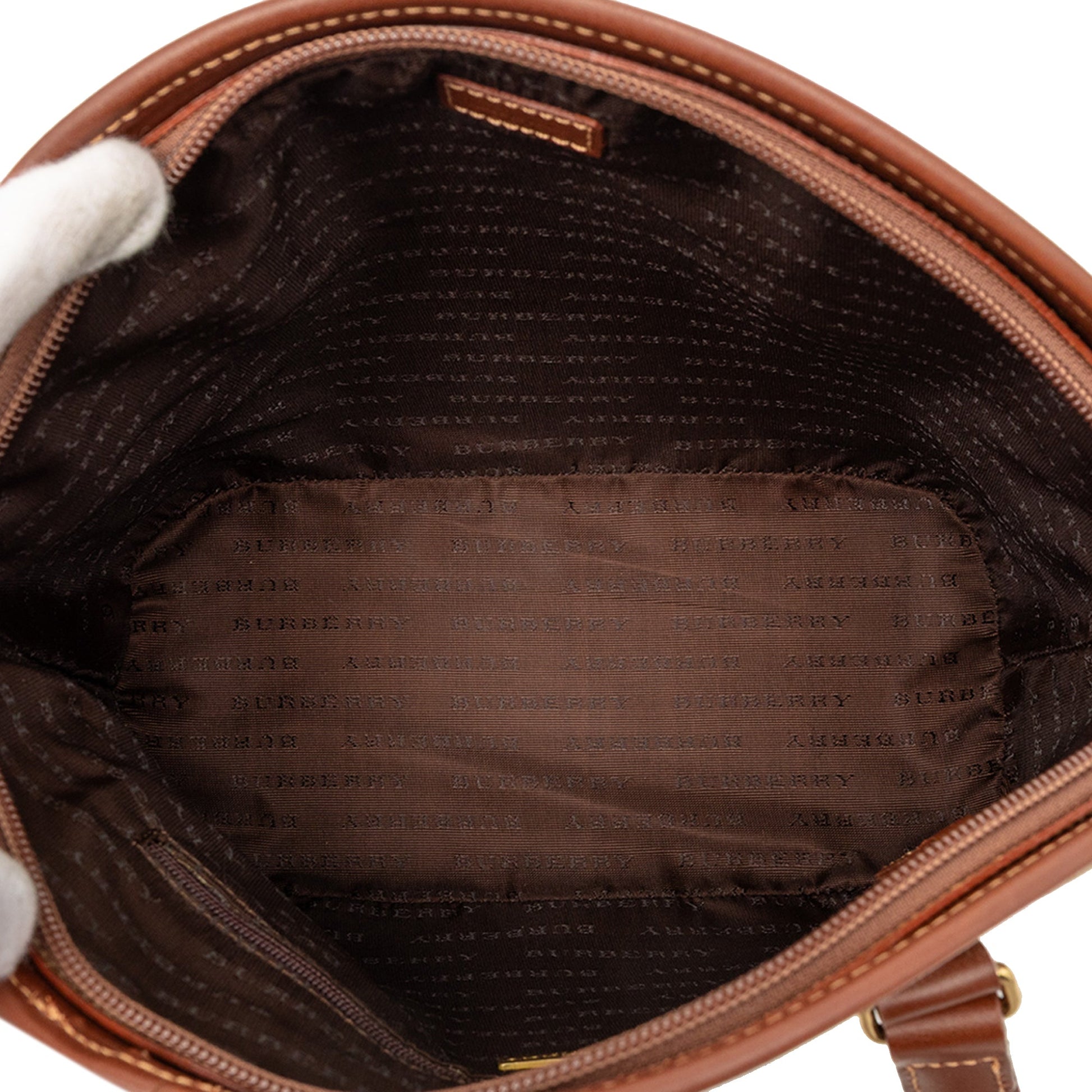 Haymarket Check Coated Canvas Shoulder Bag
