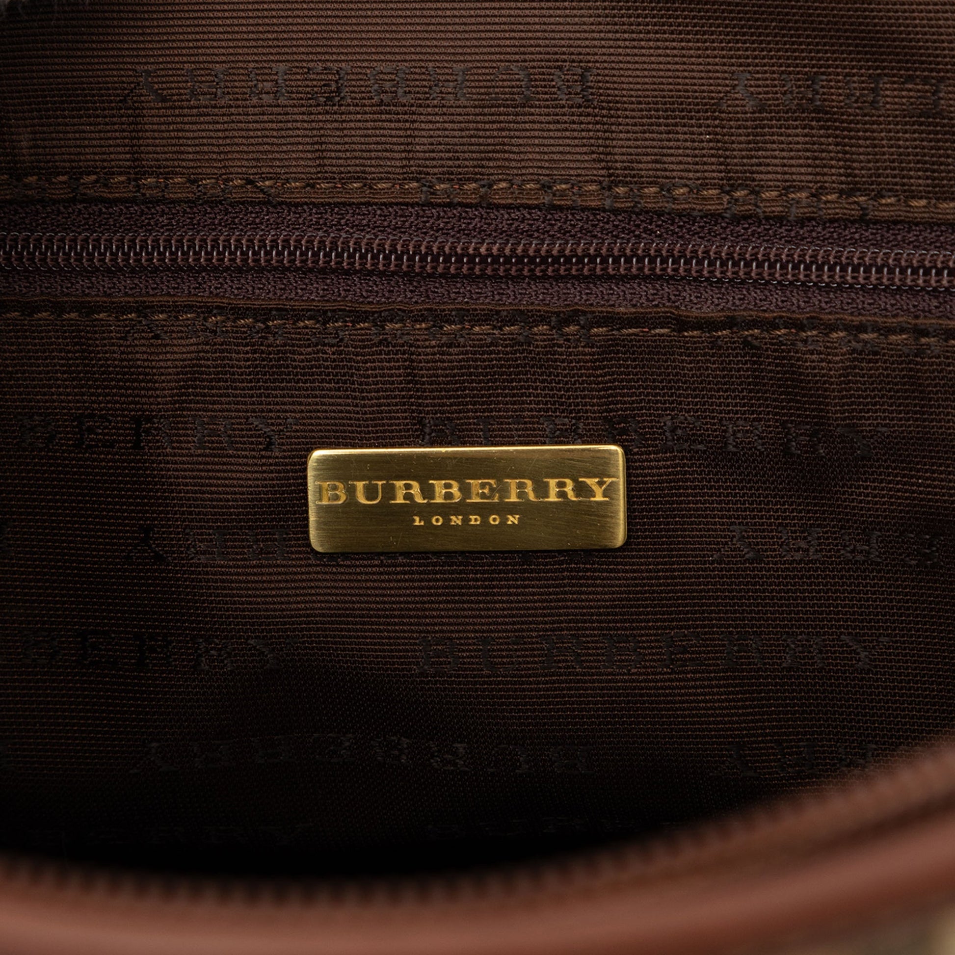 Haymarket Check Coated Canvas Shoulder Bag