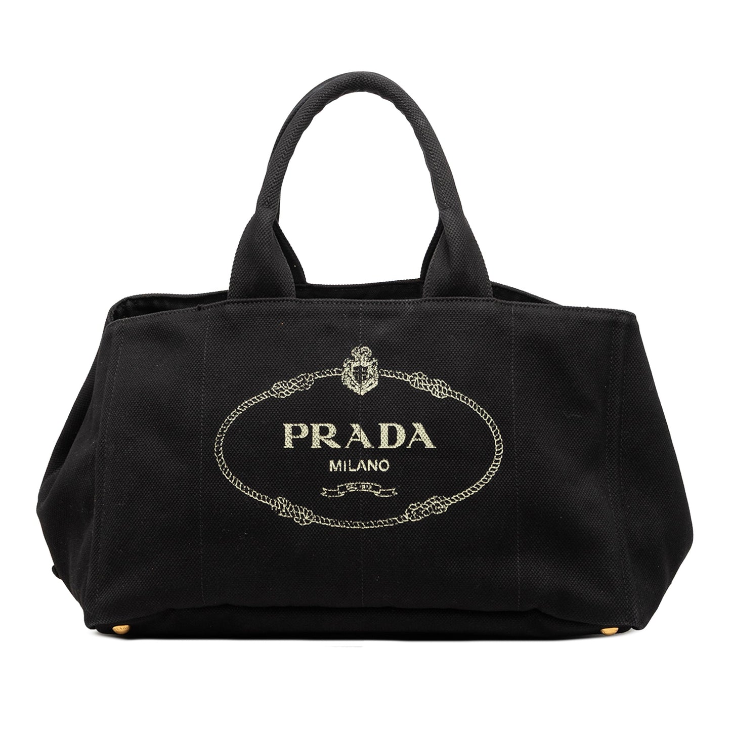 Prada Large Canvas Canapa Logo Tote