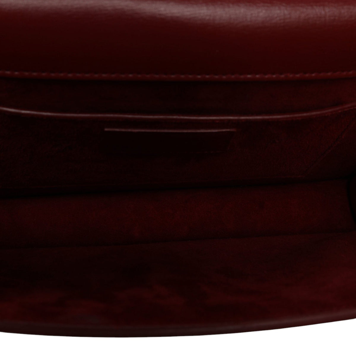 Saint Laurent Large Calfskin Monogram Sunset Top Handle Bag — Red