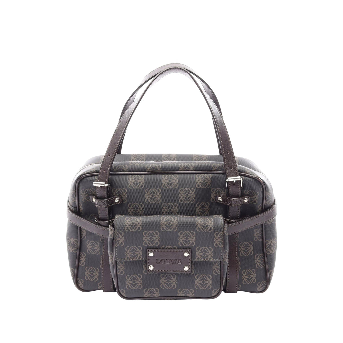 LOEWE Anagram Coated Canvas Handbag