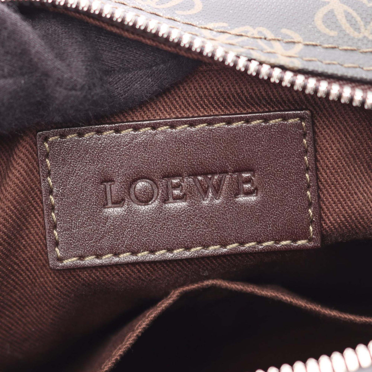 LOEWE Anagram Coated Canvas Handbag