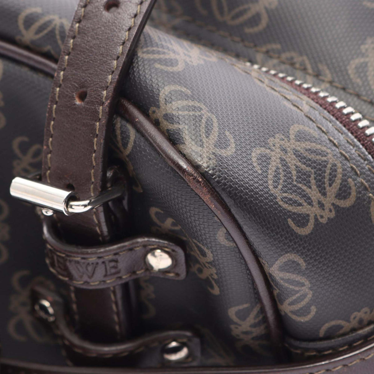 LOEWE Anagram Coated Canvas Handbag