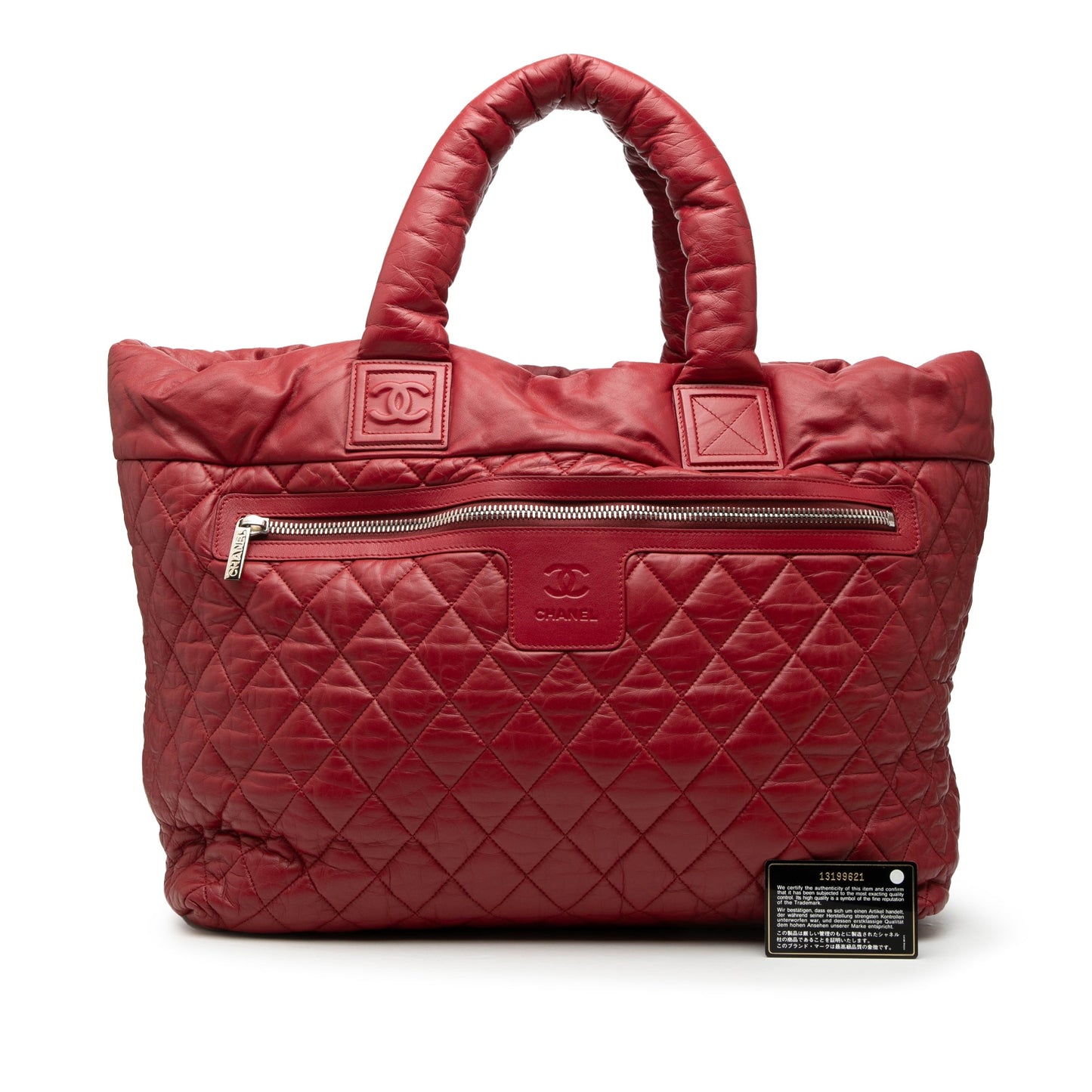 Large Quilted Nylon Reversible Coco Cocoon Tote