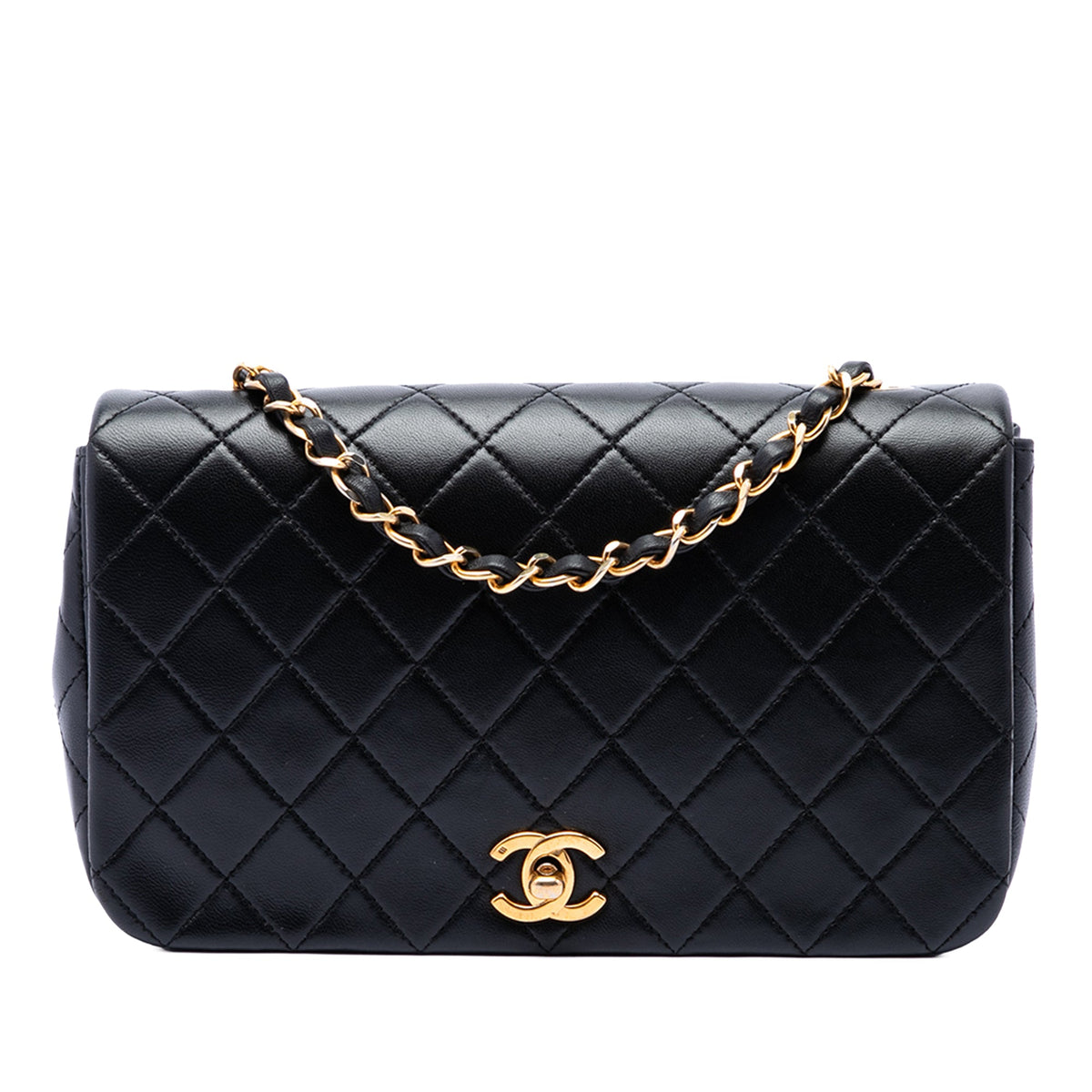 Chanel Medium CC Quilted Lambskin Full Flap