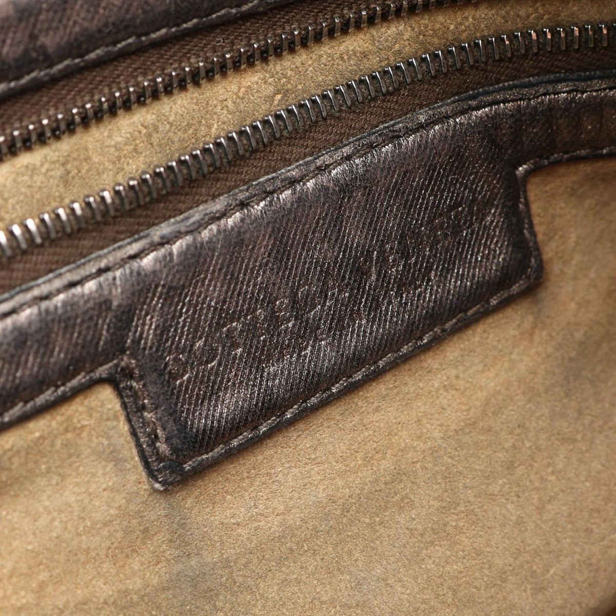 Bottega Veneta Medium Metallic Nappa Intrecciato Veneta Hobo — Brown