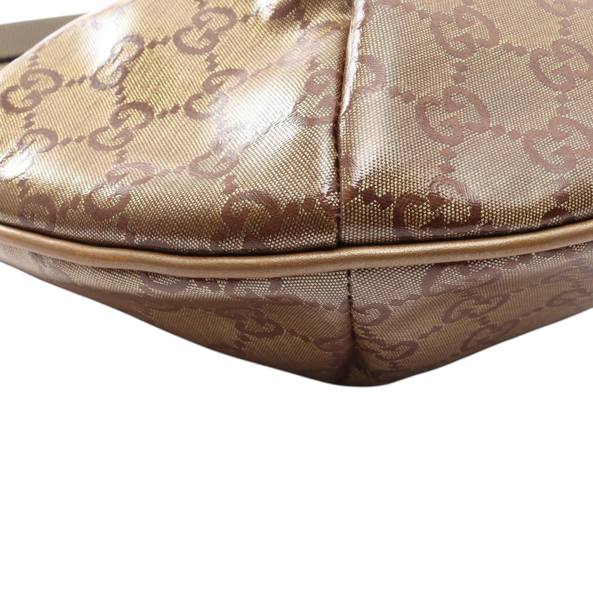 Gucci GG Imprime Web Crossbody — Brown