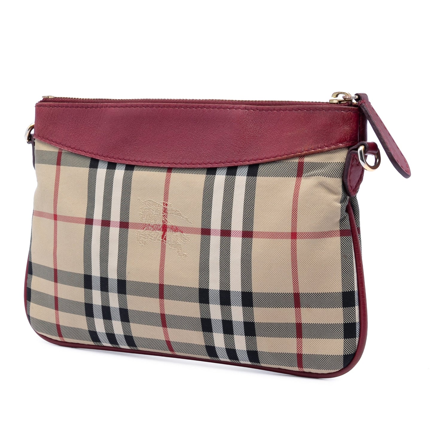 Burberry Haymarket Check Canvas Peyton Crossbody