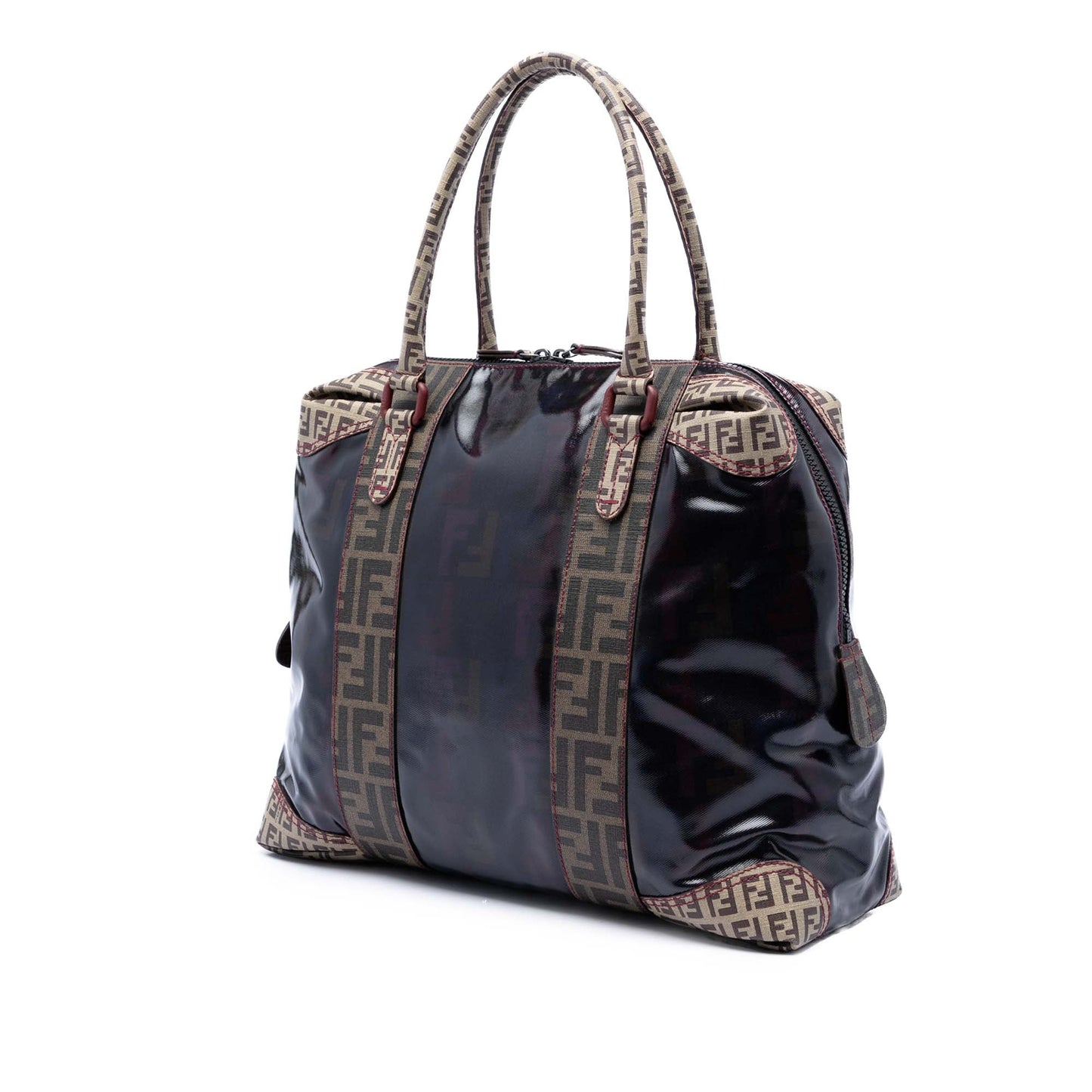 Fendi Large Zucca Coated Canvas B Mix Tote