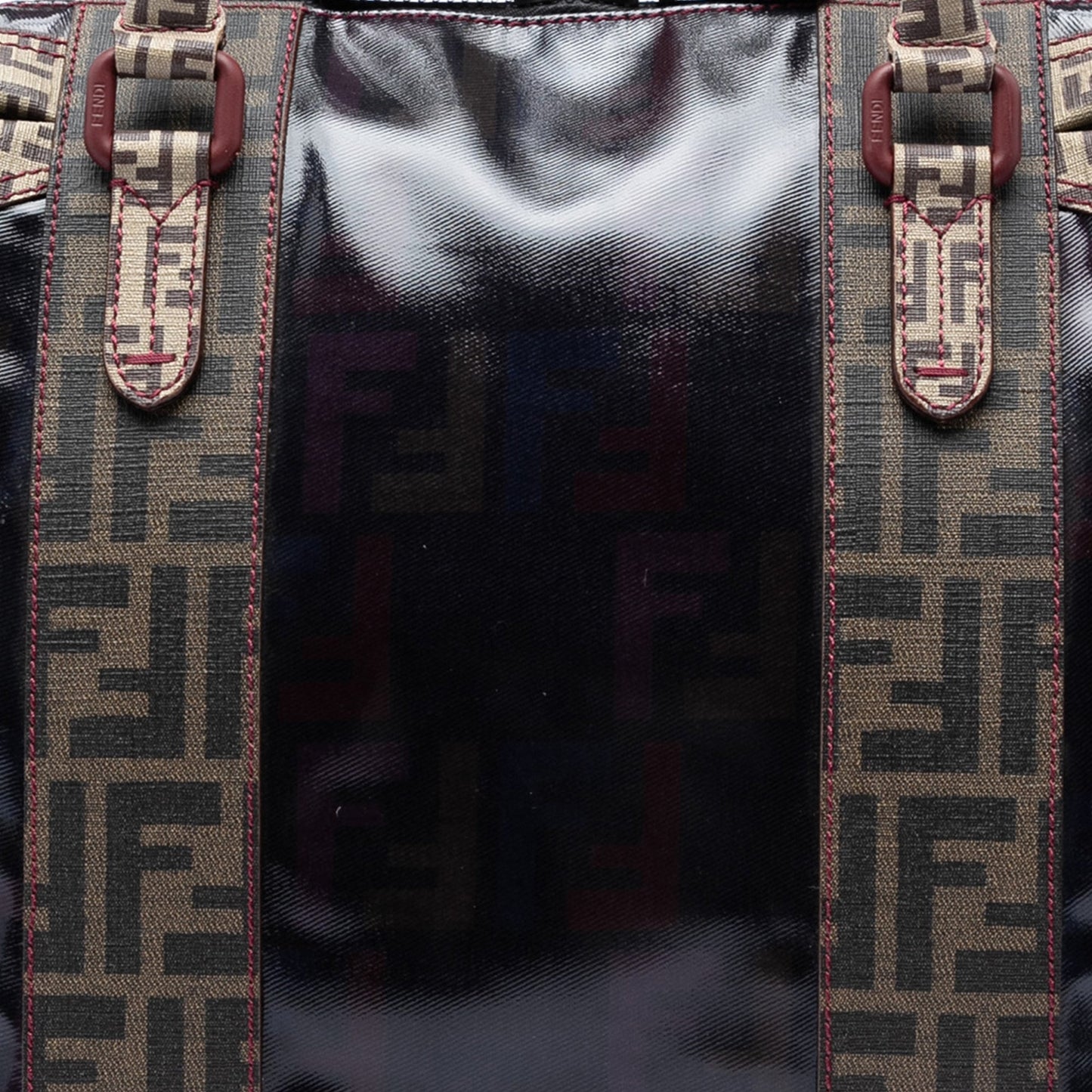 Fendi Large Zucca Coated Canvas B Mix Tote