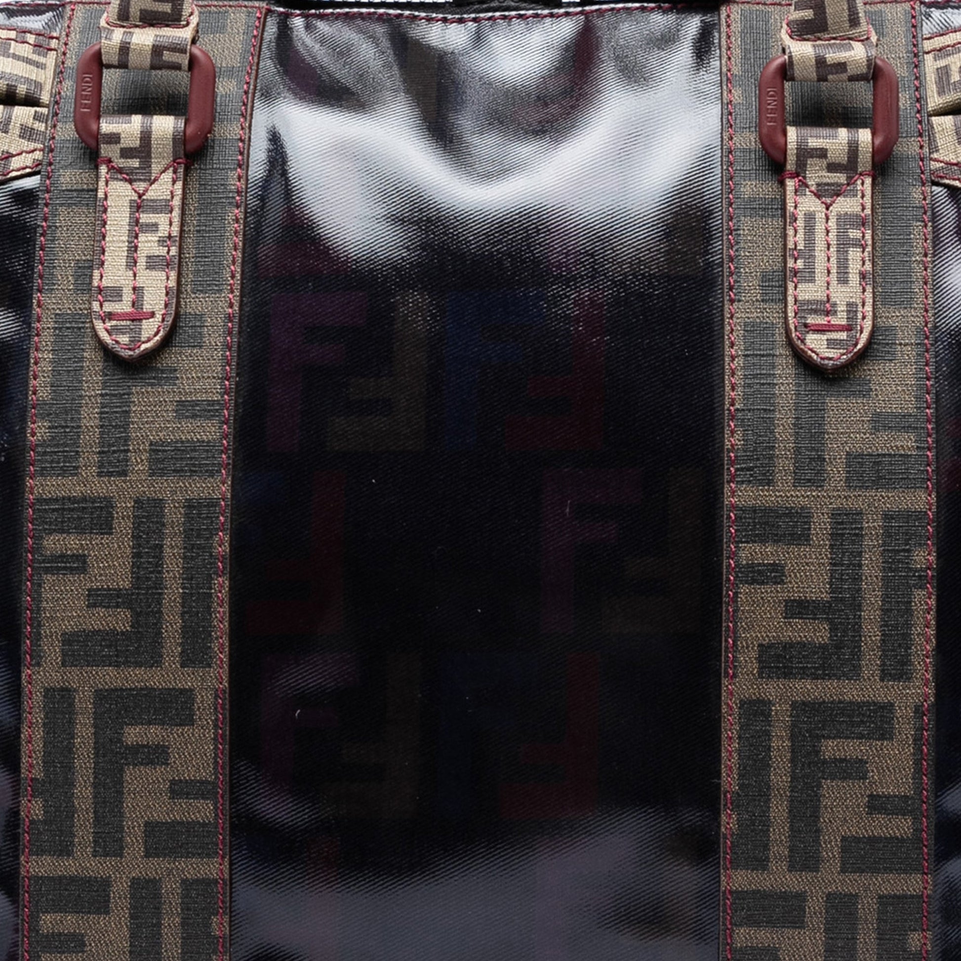 Fendi Large Zucca Coated Canvas B Mix Tote