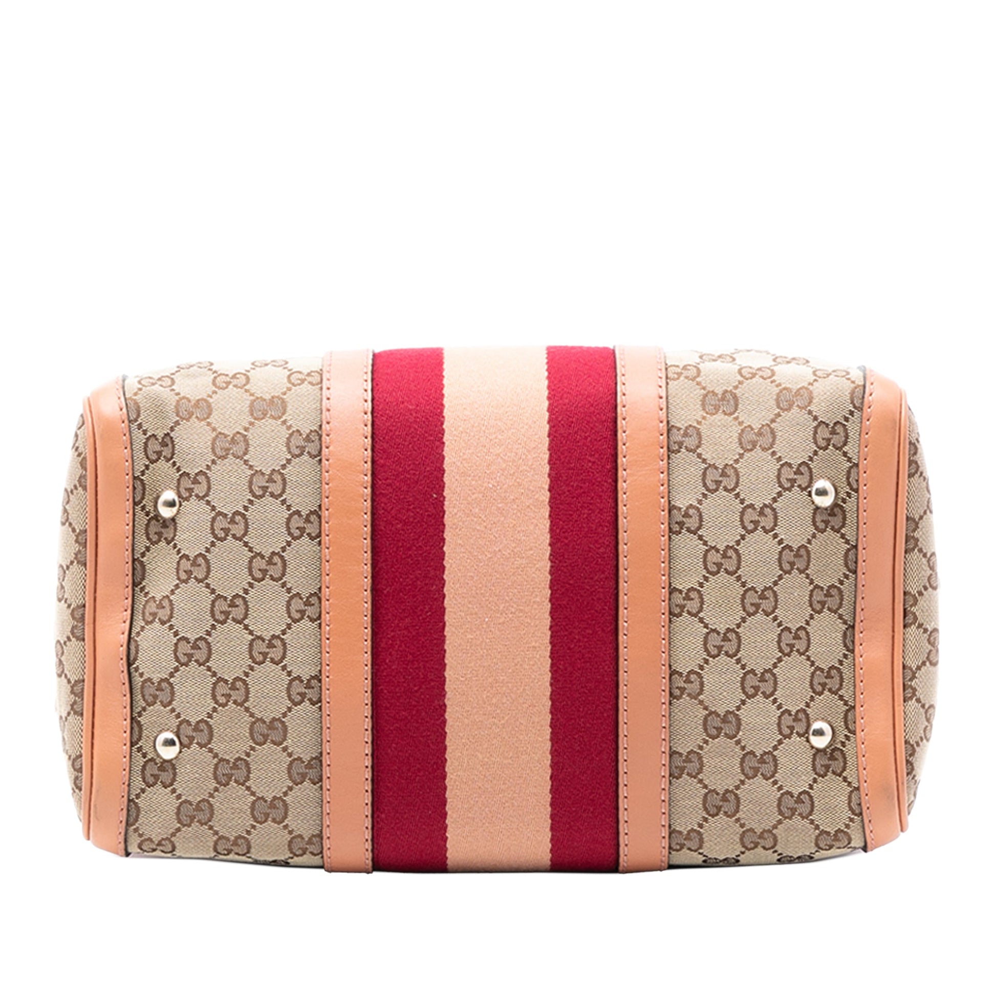 Gucci Medium GG Canvas Web Joy Boston Bag
