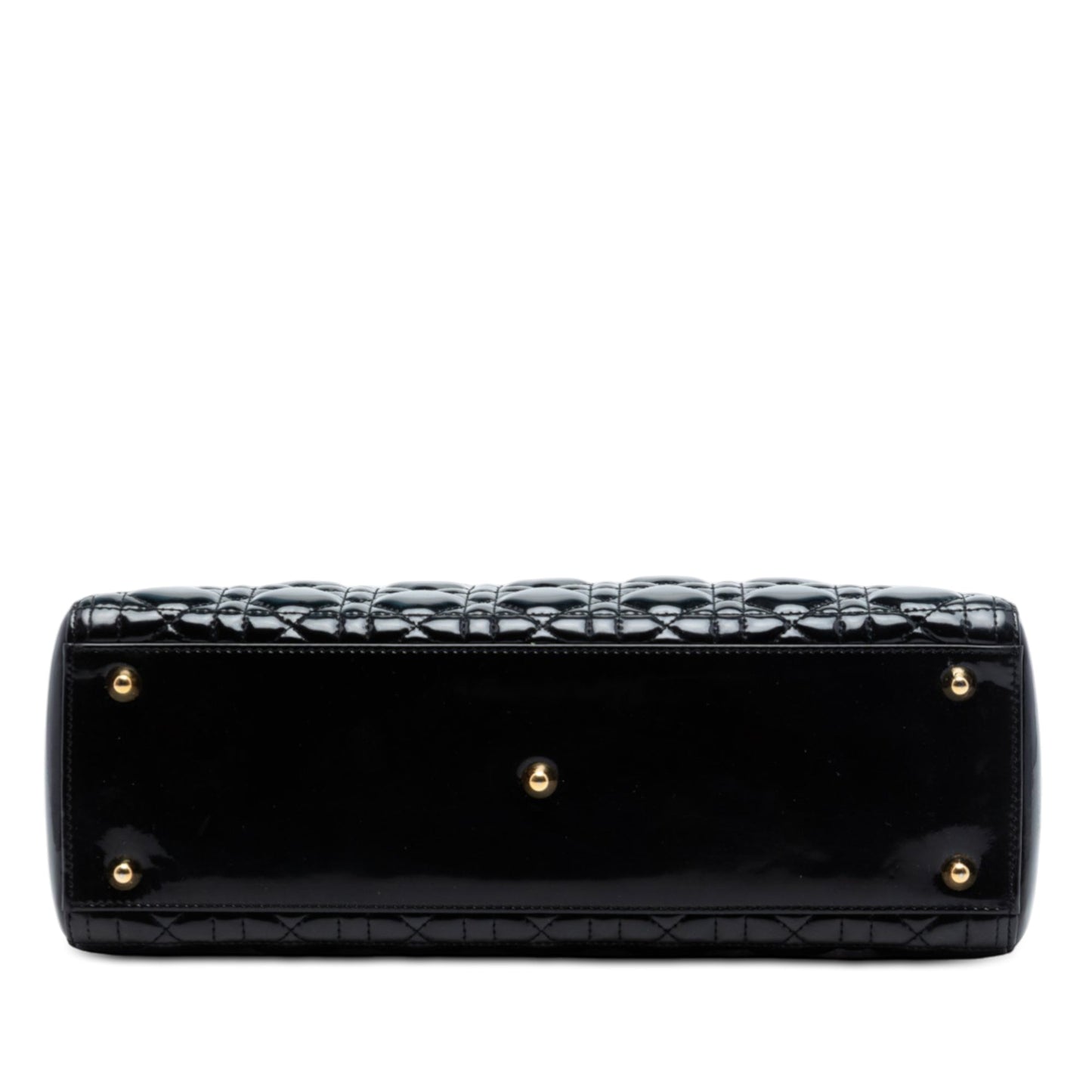 Dior Large Patent Cannage Lady Dior