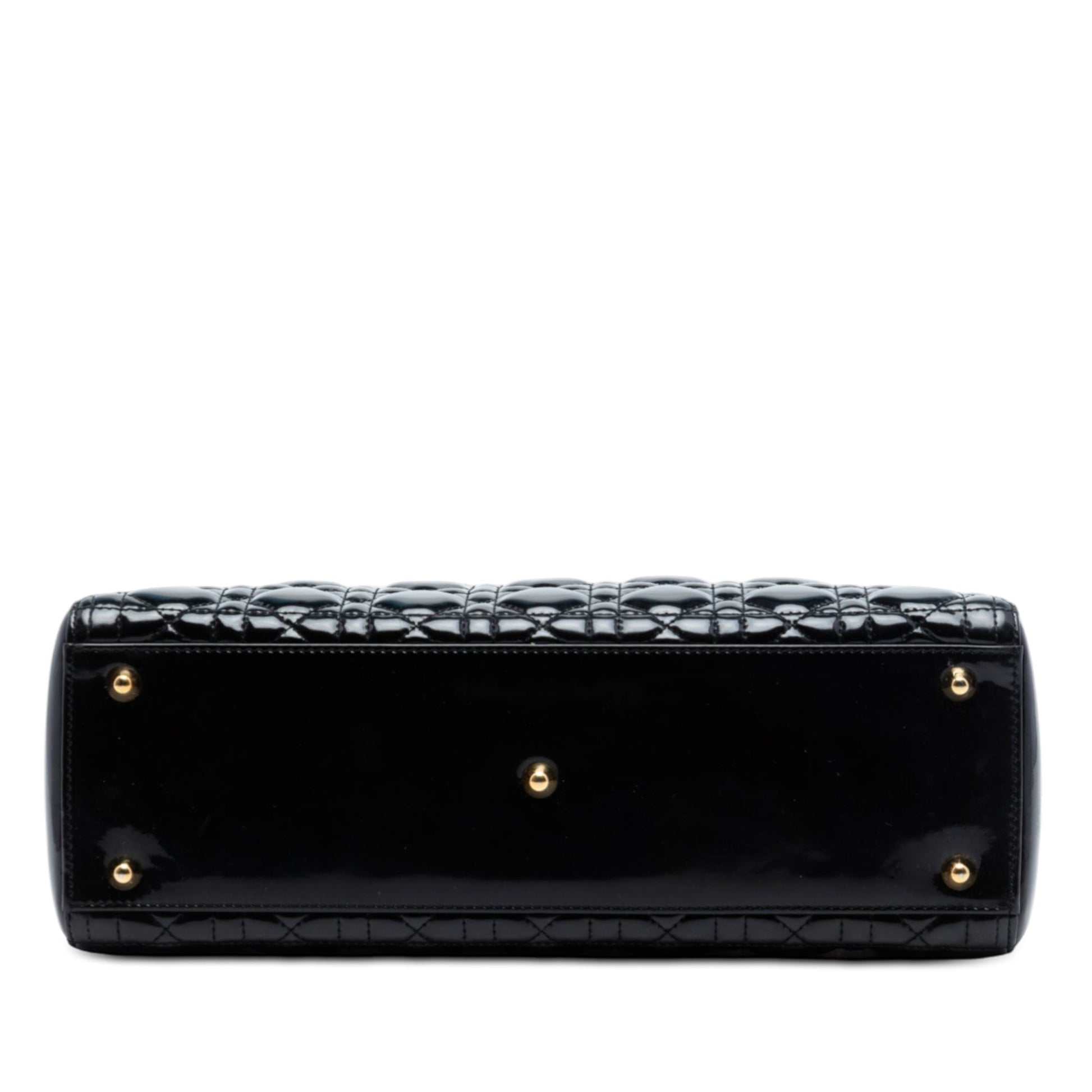 Dior Large Patent Cannage Lady Dior