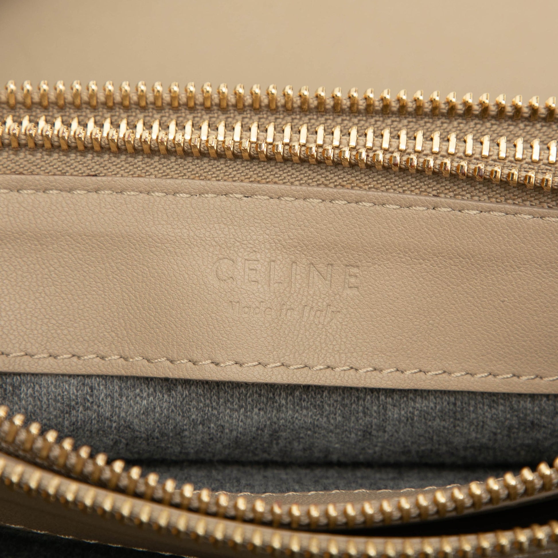 Celine Large Lambskin Trio Crossbody
