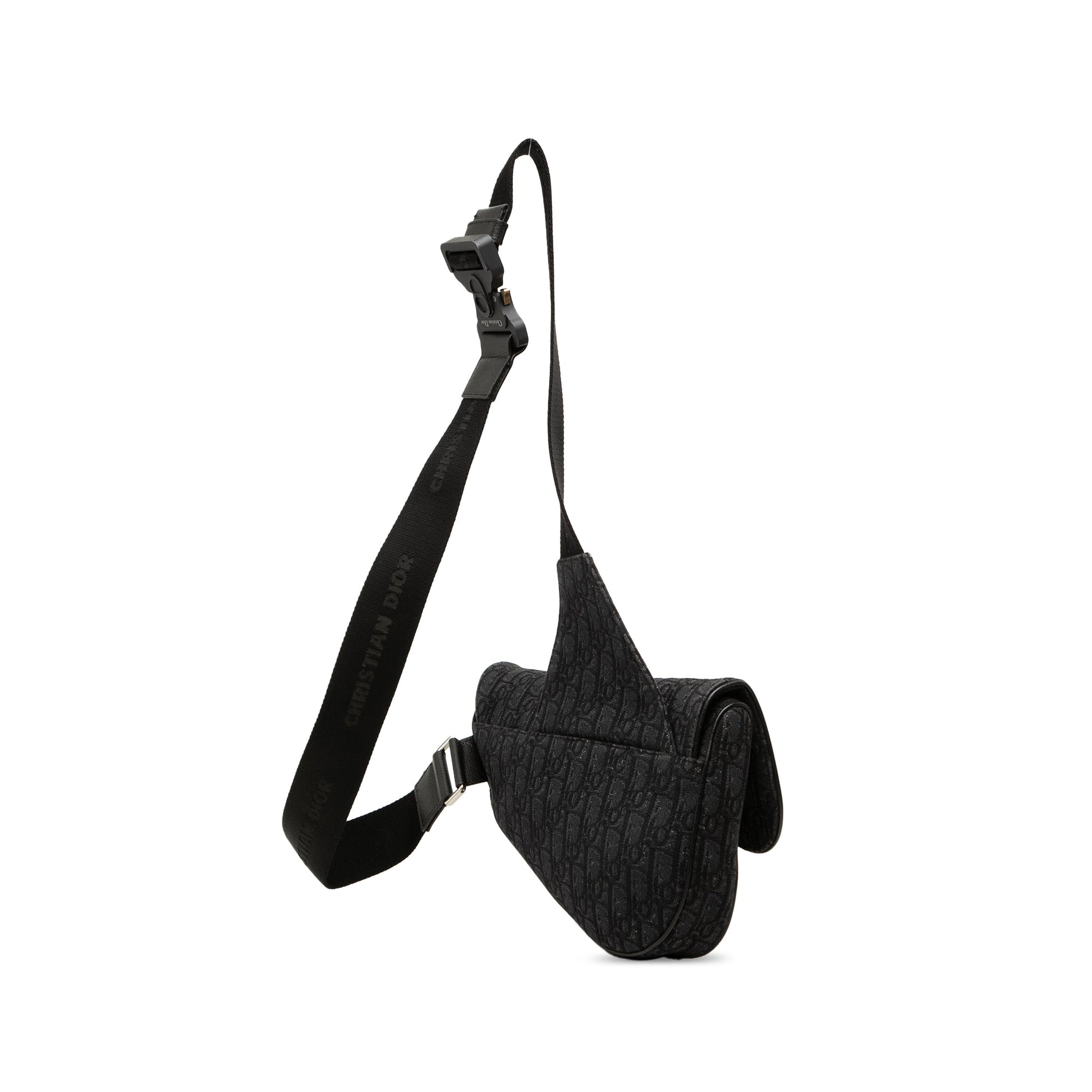 Dior Oblique Canvas Saddle Crossbody