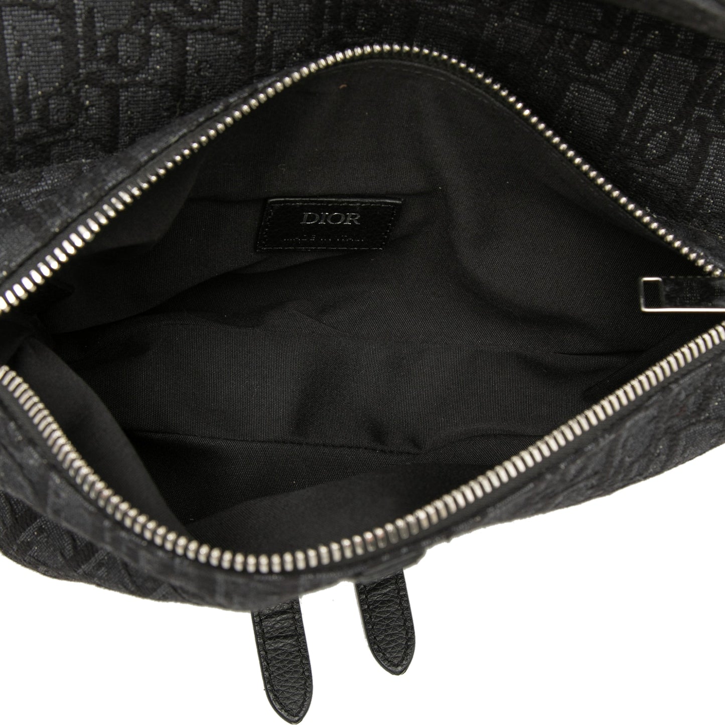 Dior Oblique Canvas Saddle Crossbody