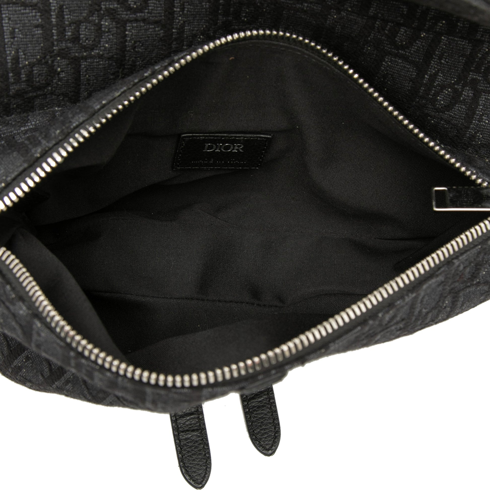 Dior Oblique Canvas Saddle Crossbody