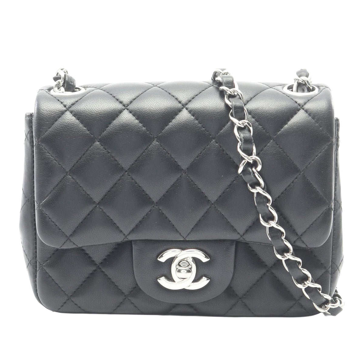Chanel Mini Square Classic Lambskin Single Flap