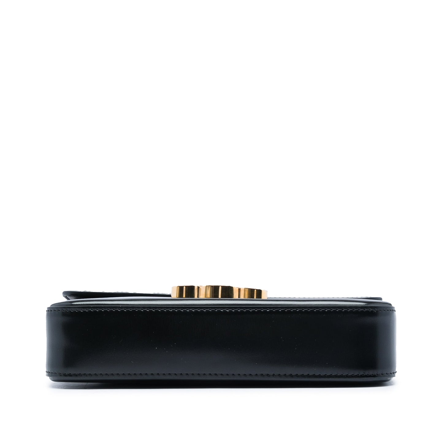 Celine Shiny Calfskin Triomphe Claude Shoulder Bag