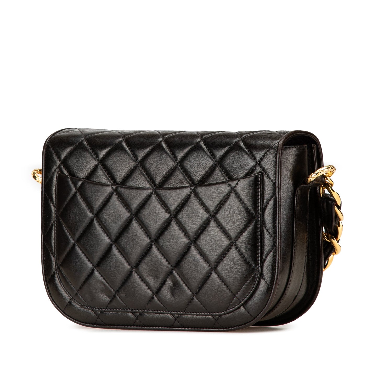 Chanel CC Quilted Lambskin Chain Flap
