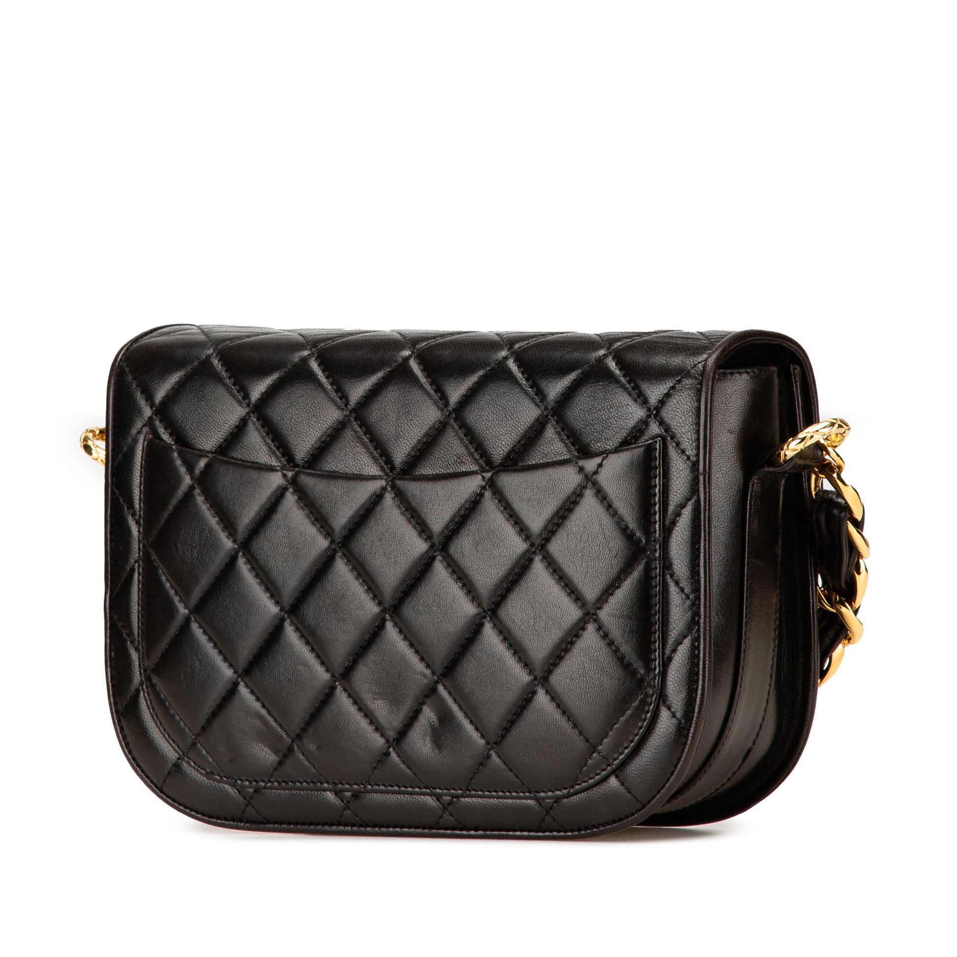 Chanel CC Quilted Lambskin Chain Flap