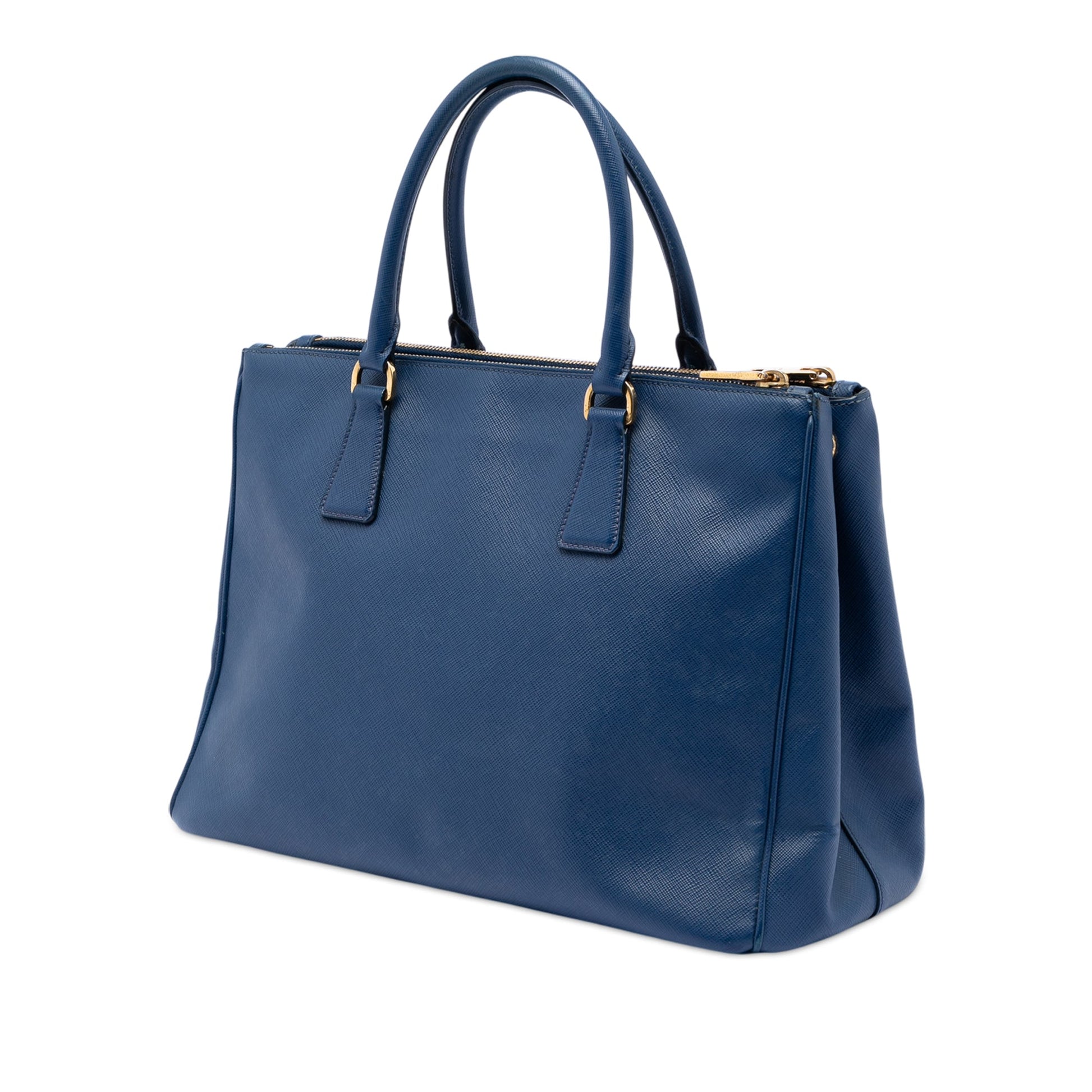 Prada Medium Saffiano Lux Galleria Double Zip Satchel