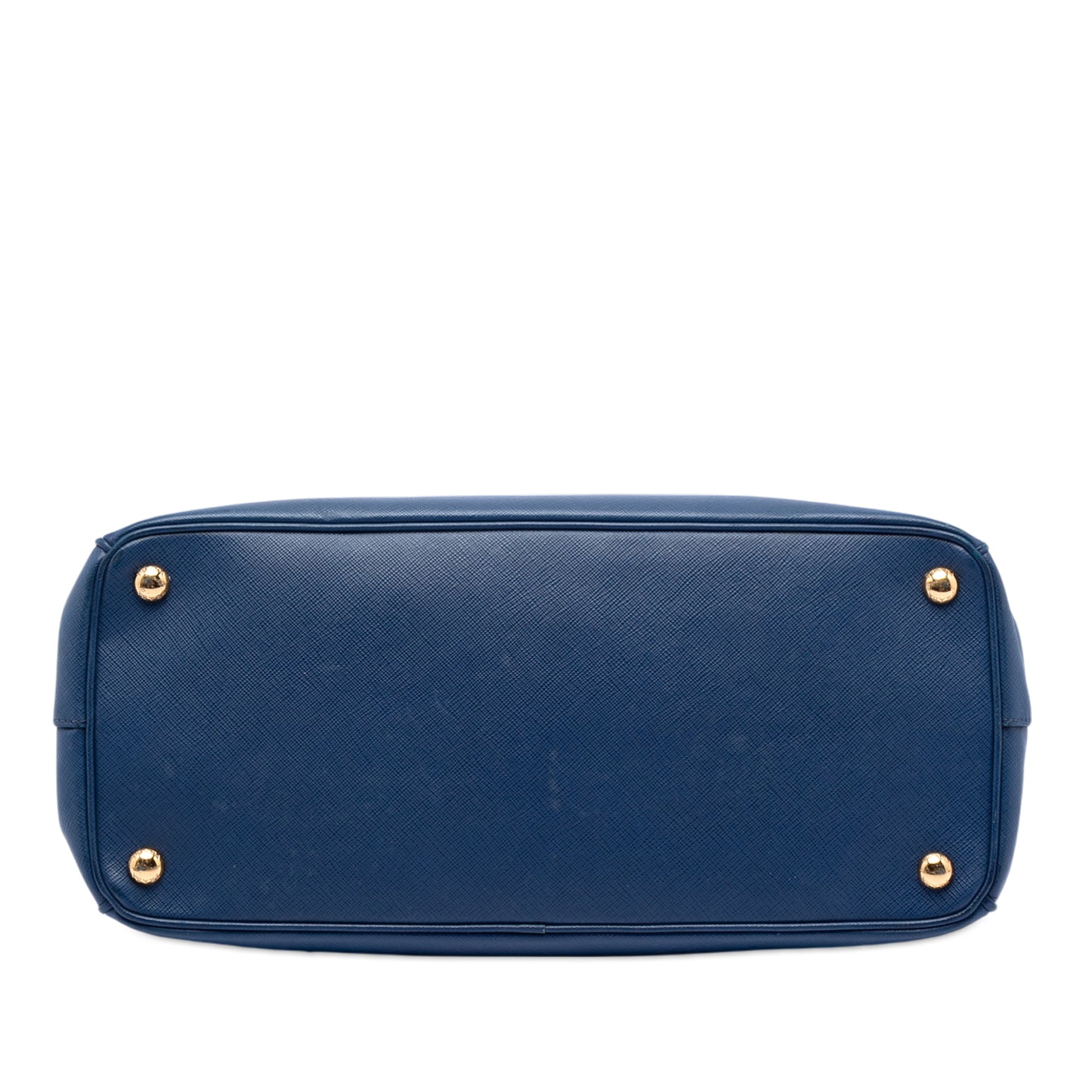 Prada Medium Saffiano Lux Galleria Double Zip Satchel