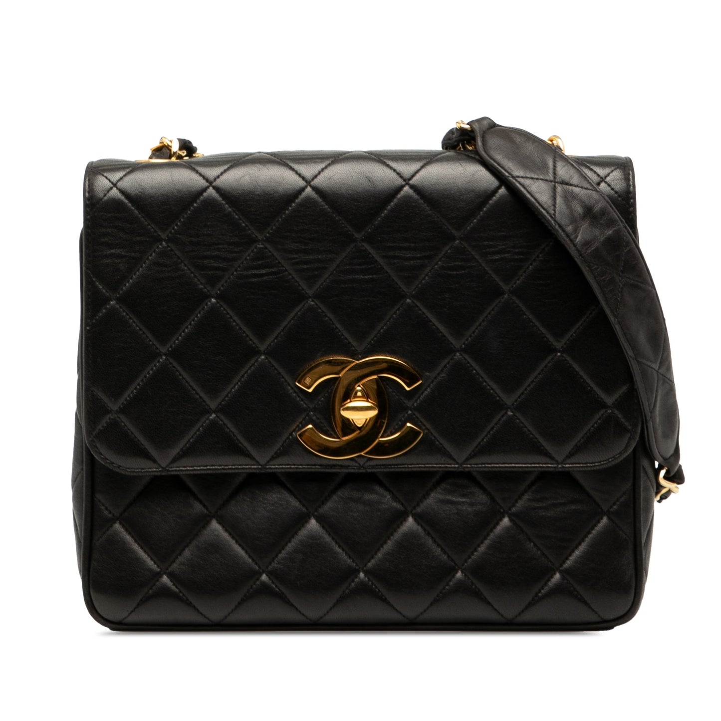 Chanel Quilted Lambskin XL Square Flap
