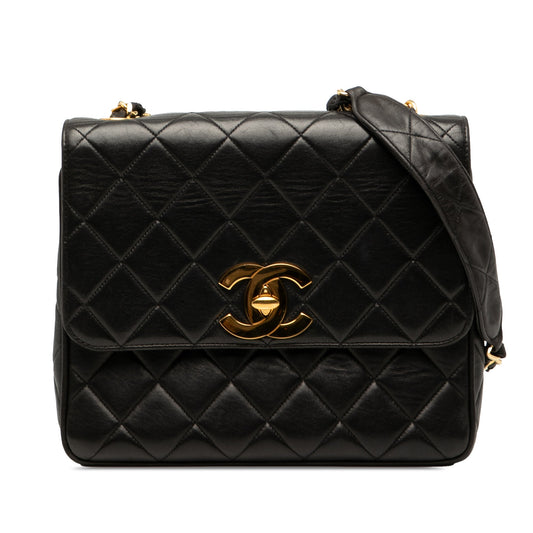 Chanel Quilted Lambskin XL Square Flap