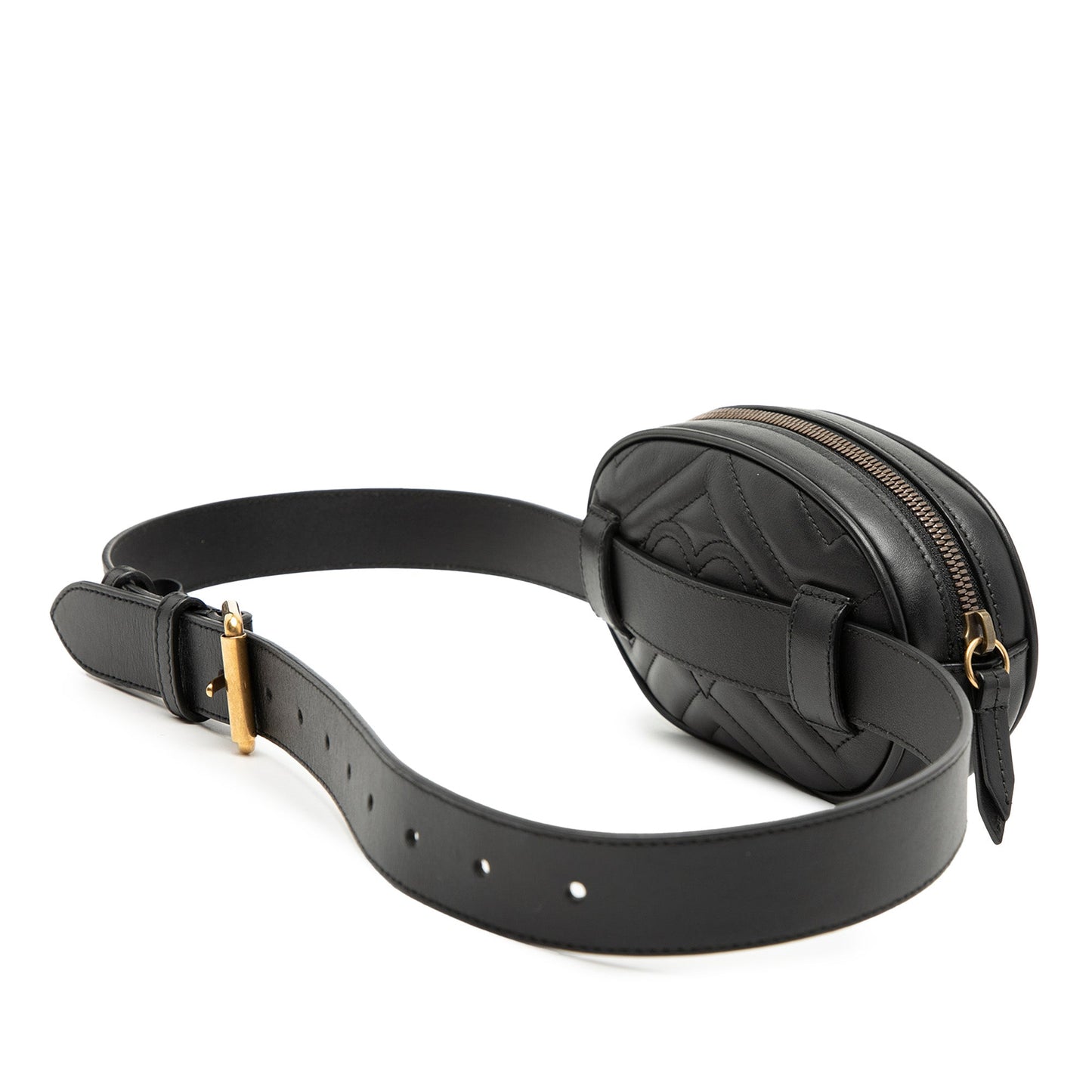 Gucci GG Marmont Matelasse Leather Belt Bag