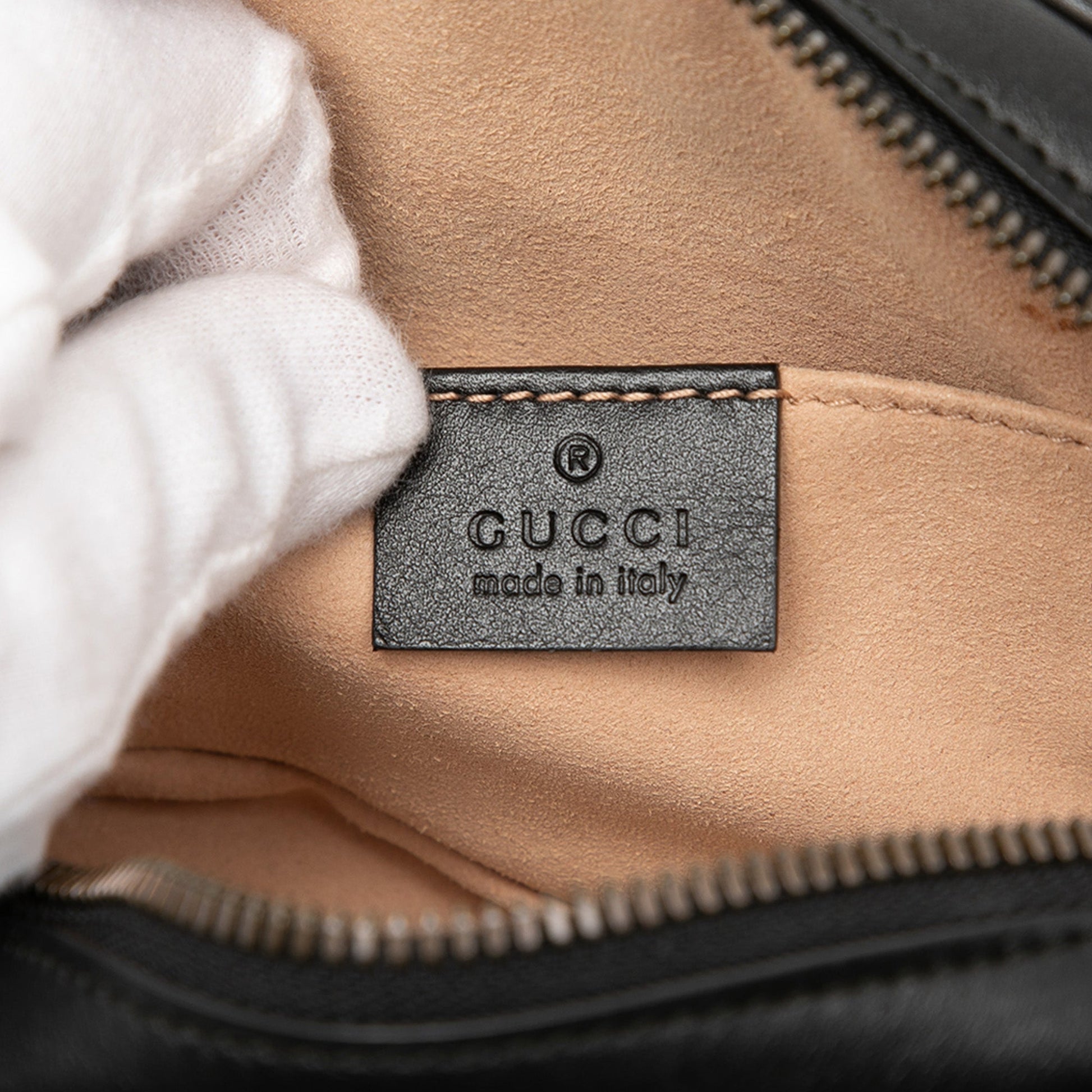 Gucci GG Marmont Matelasse Leather Belt Bag