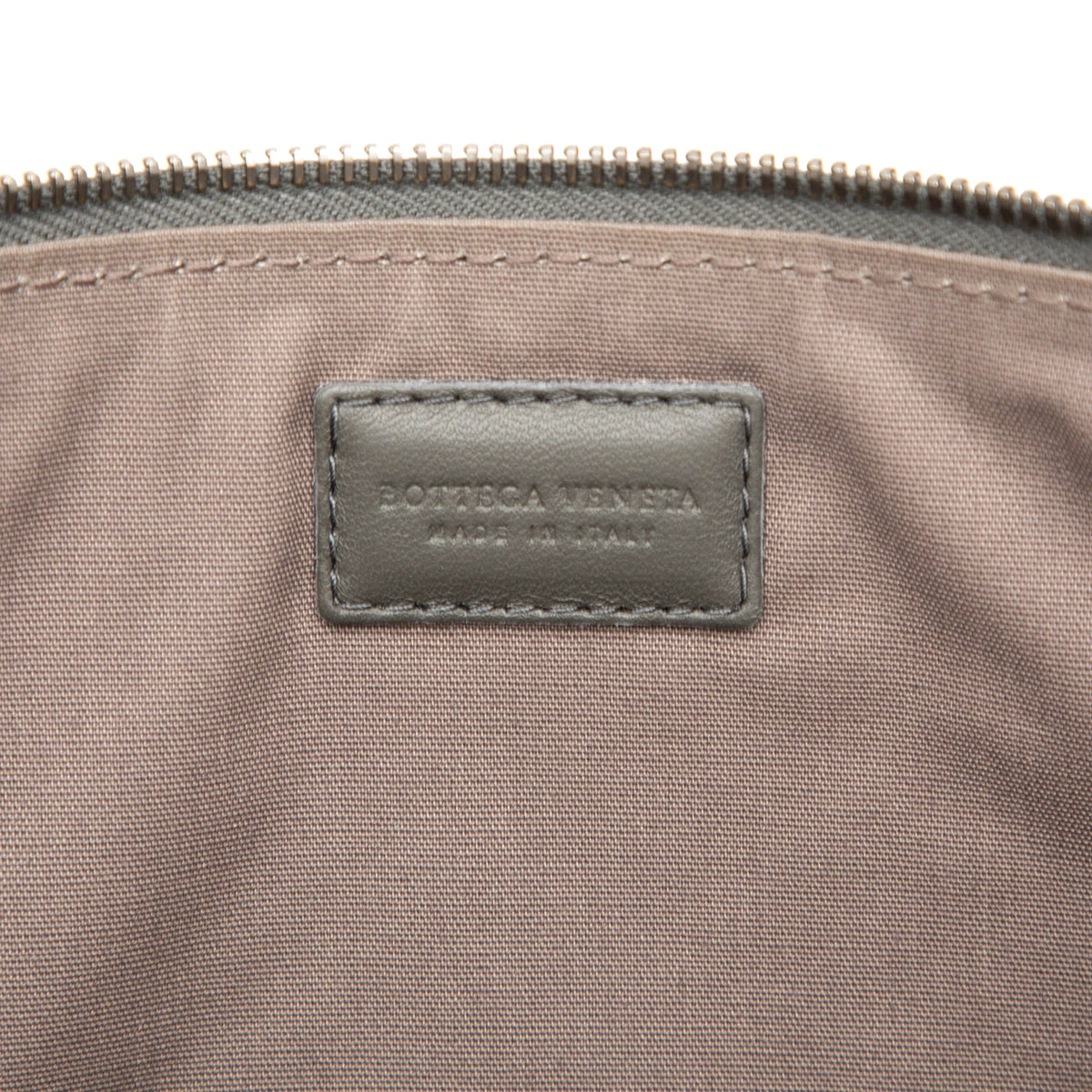 Bottega Veneta Nappa Intrecciato Zip Clutch