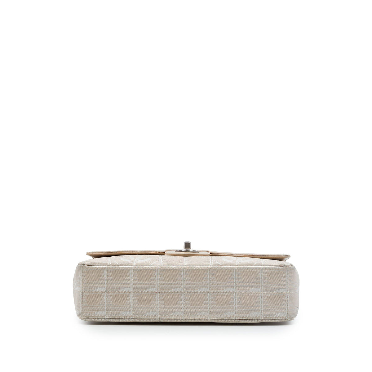 Chanel New Travel Line Medium Nylon Single Flap — Beige
