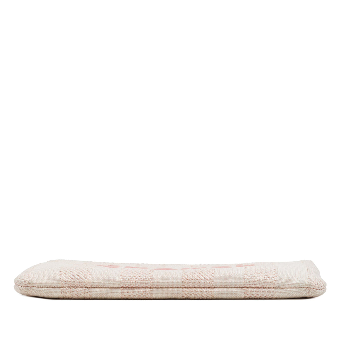 Chanel Medium Raffia Deauville O Case Clutch — Beige