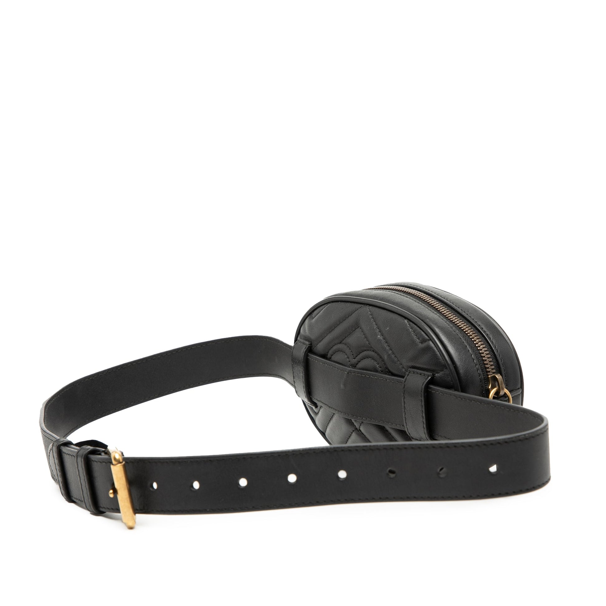 Gucci GG Marmont Matelasse Calfskin Belt Bag