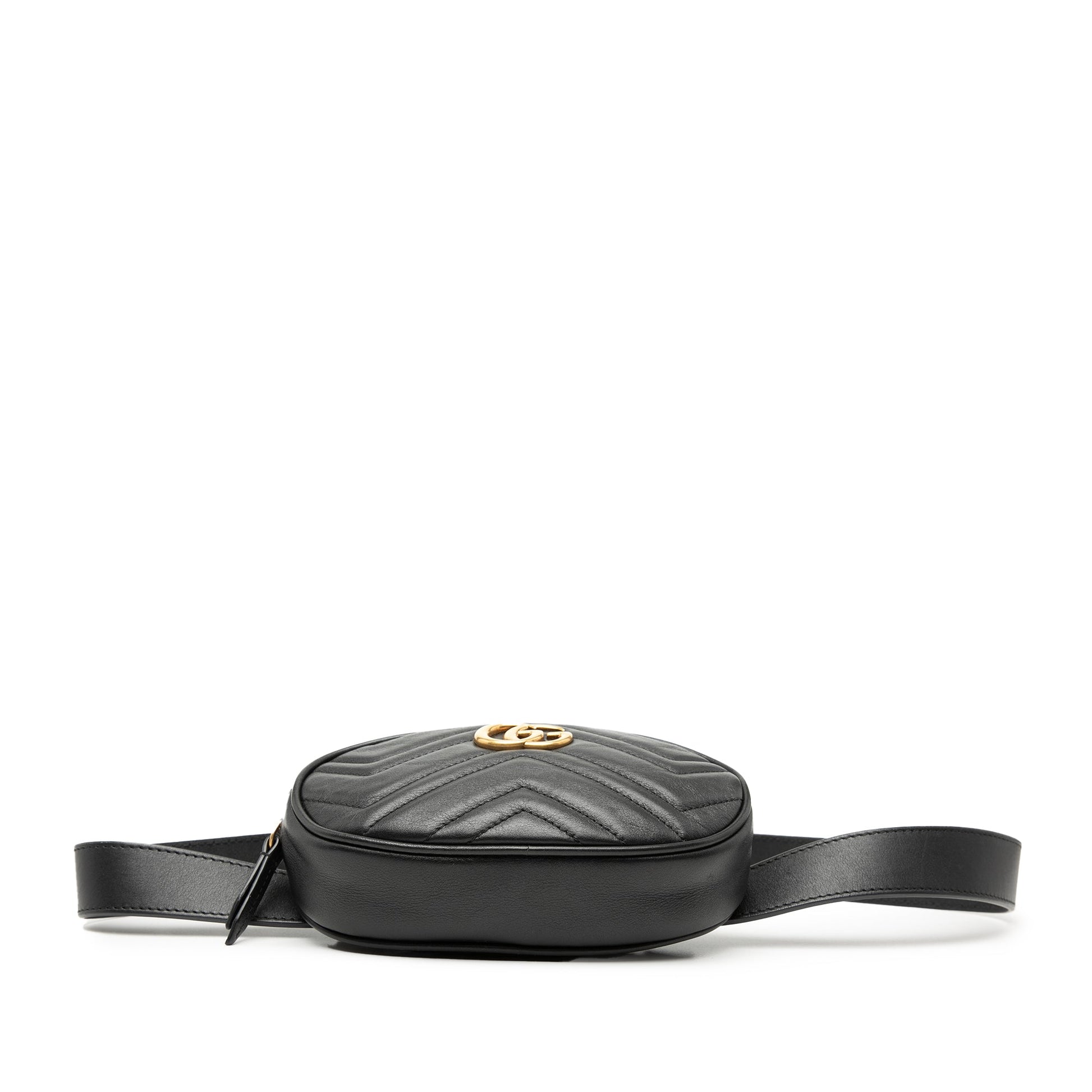 Gucci GG Marmont Matelasse Calfskin Belt Bag