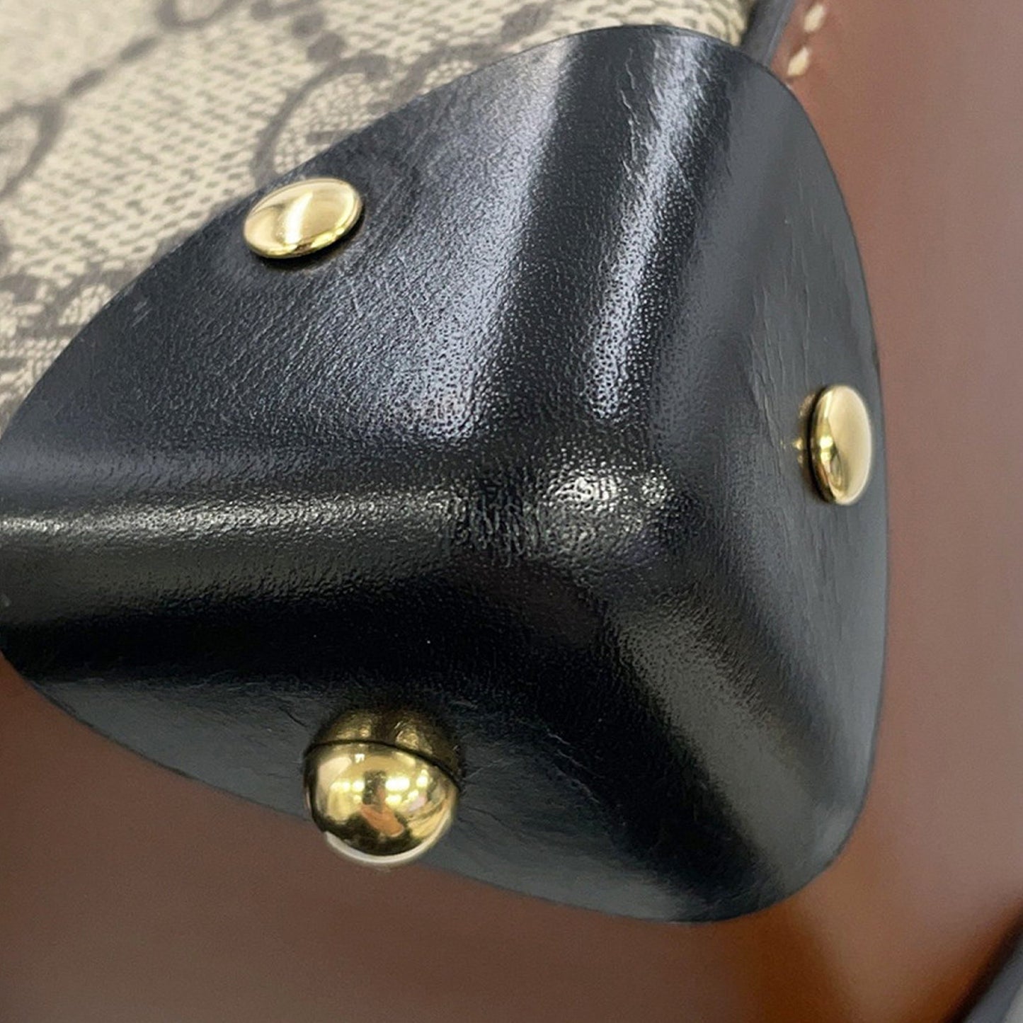 Gucci GG Supreme Bamboo Padlock Satchel