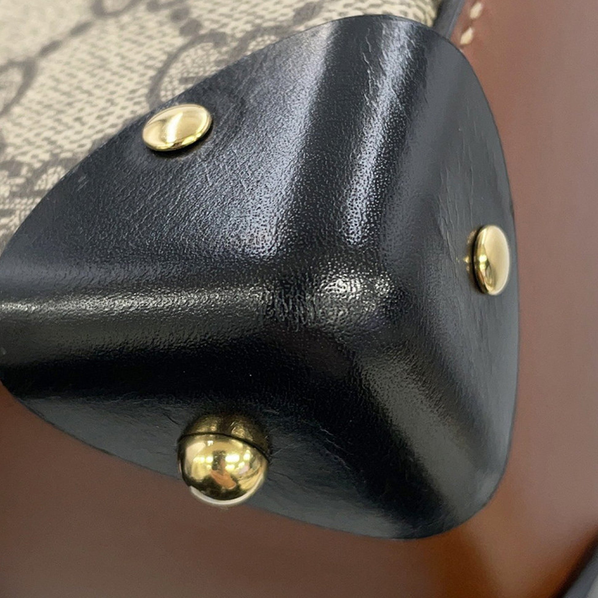Gucci GG Supreme Bamboo Padlock Satchel