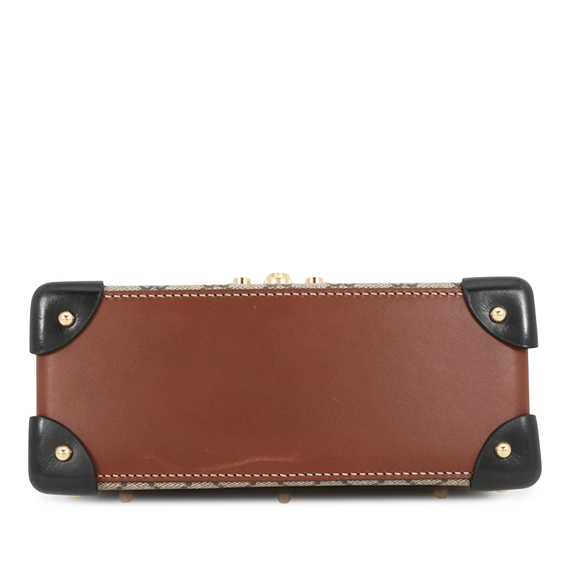 Gucci GG Supreme Bamboo Padlock Satchel