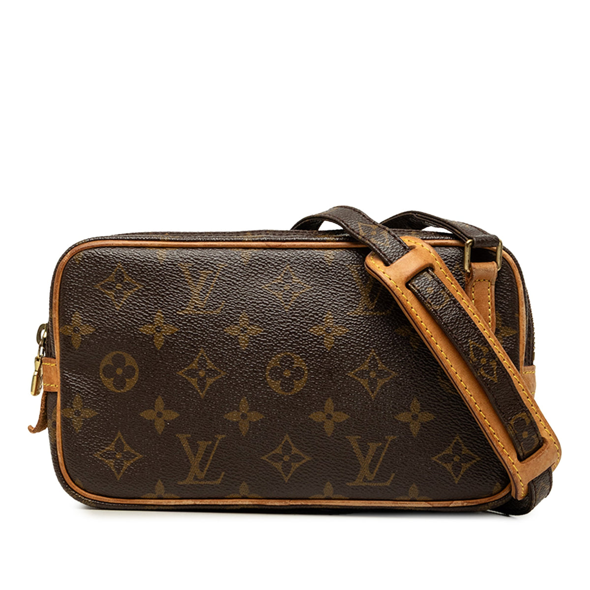 Louis Vuitton Monogram Pochette Marly Bandouliere — Brown