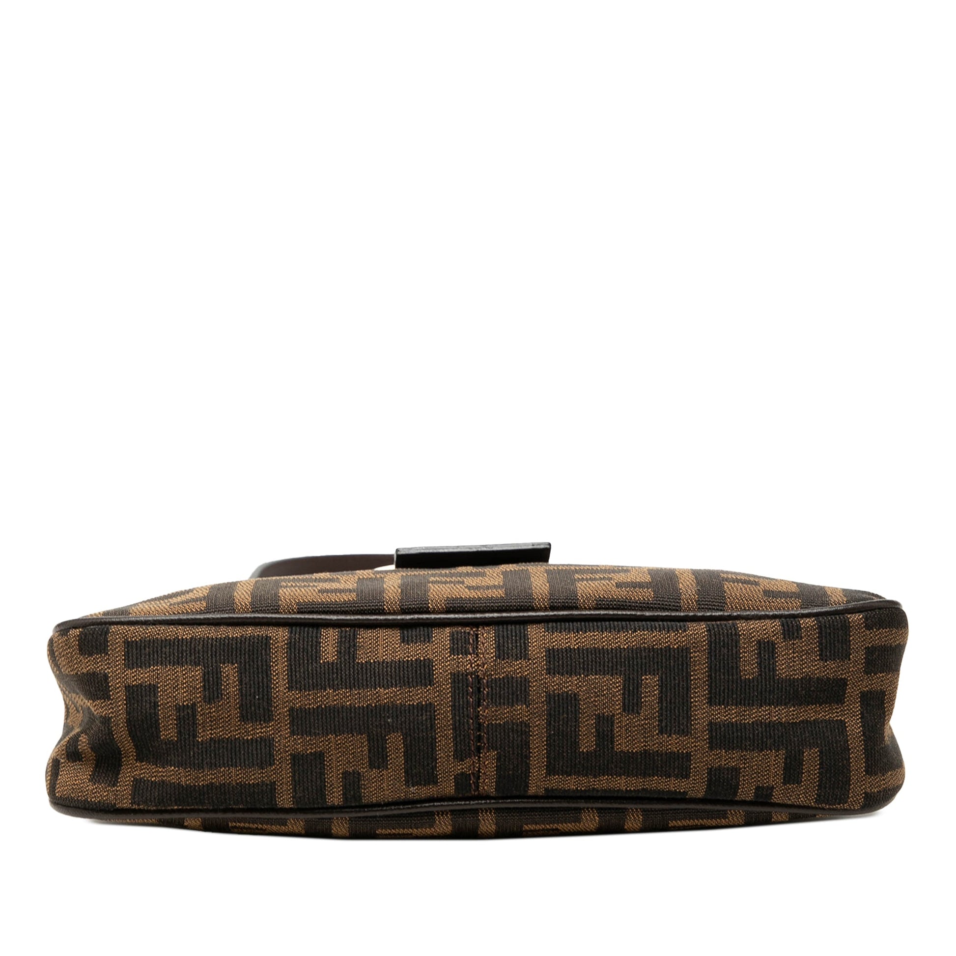 Fendi Zucca Canvas Shoulder Bag